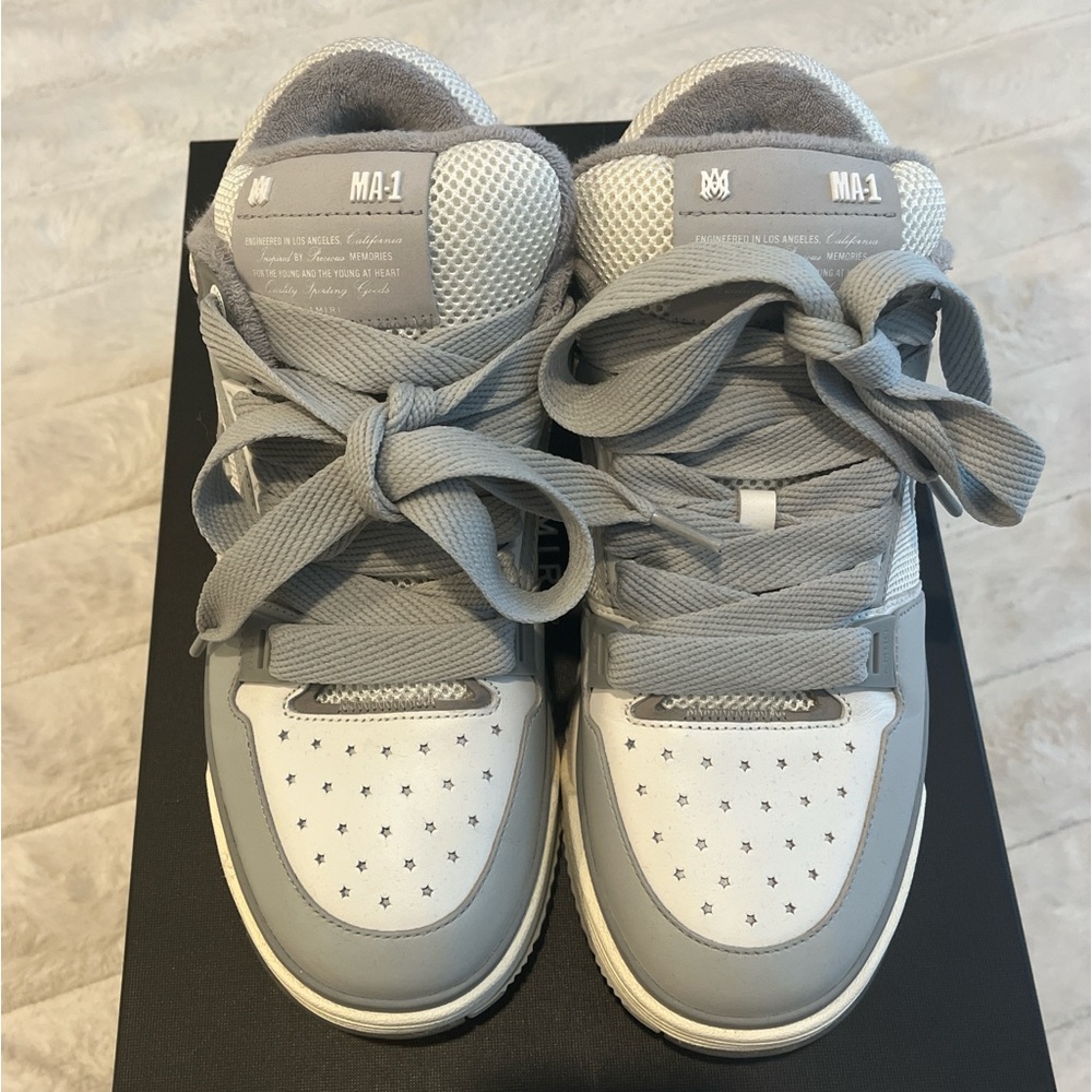 Amiri MA-1 Gray & White Sneakers
Size 44/11 US